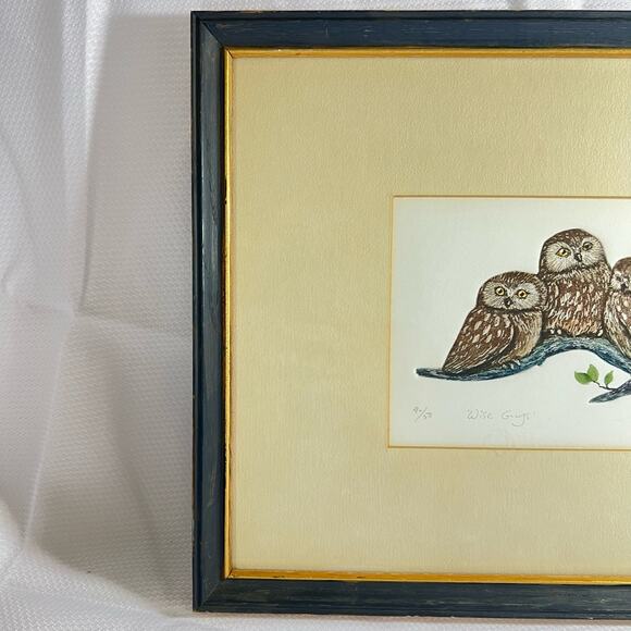 Wise Guys signed and numbered print By Geoffrey David Markovich framed - Picture 8 of 11